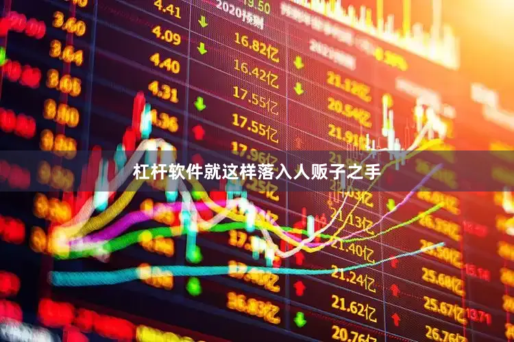 杠杆软件就这样落入人贩子之手